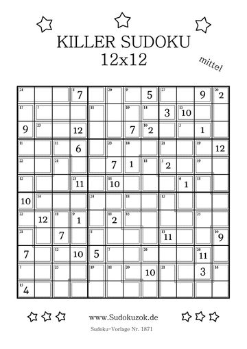 12x12 Killer mittel schwer