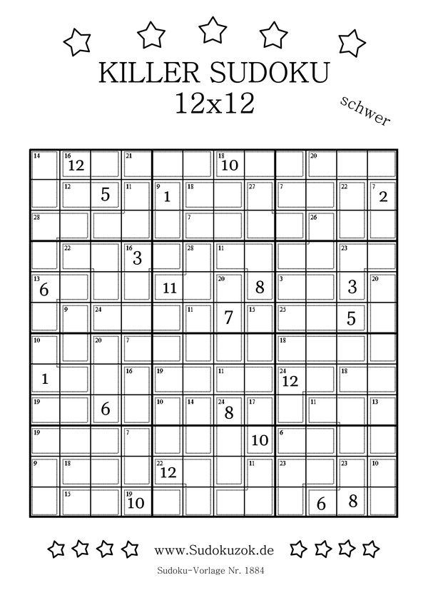 killer-sudoku-super-schwer-kostenlos