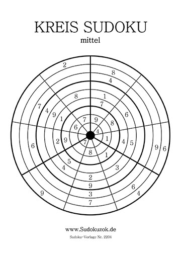 Kreis Sudoku gratis