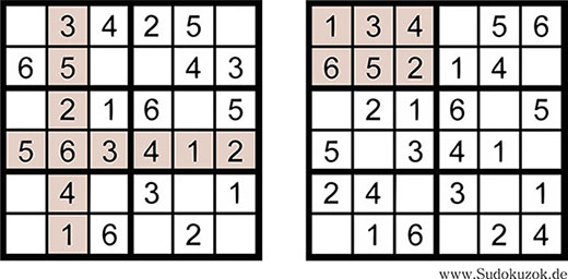 Sudoku 6x6 - Regeln und Anleitung