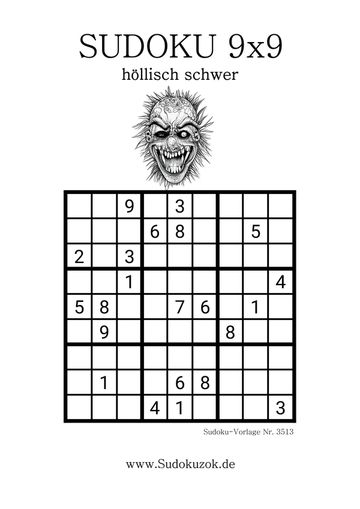 Punk Sudoku Rätsel zum Ausdrucken