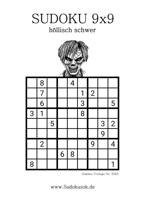 Sudoku höchster Schwierigkeitsgrad