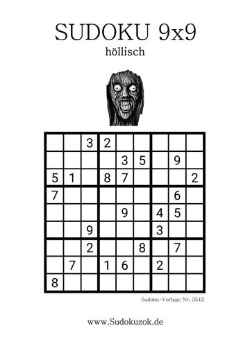 Sudoku höllisch als gratis PDF zum Downloaden