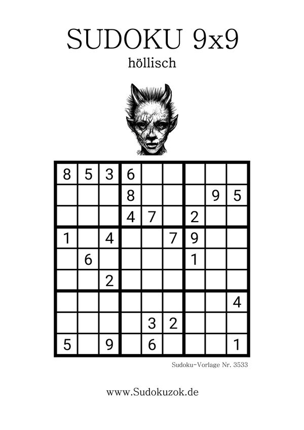 Sudoku höllisch kostenfrei