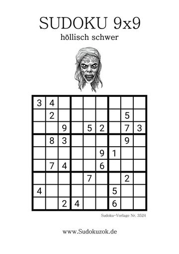 Sudoku schwer für-experten zum Ausdrucken