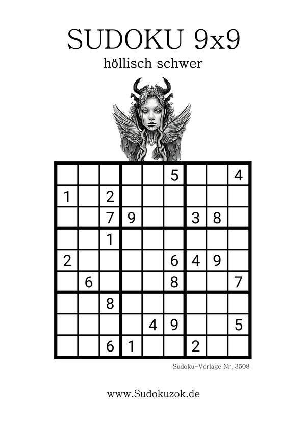 sehr schwere Sudoku Teufel und Engel