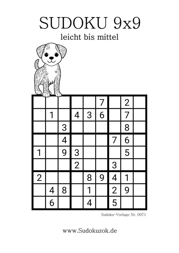 9x9 Sudoku Stufe einfache herunterladen