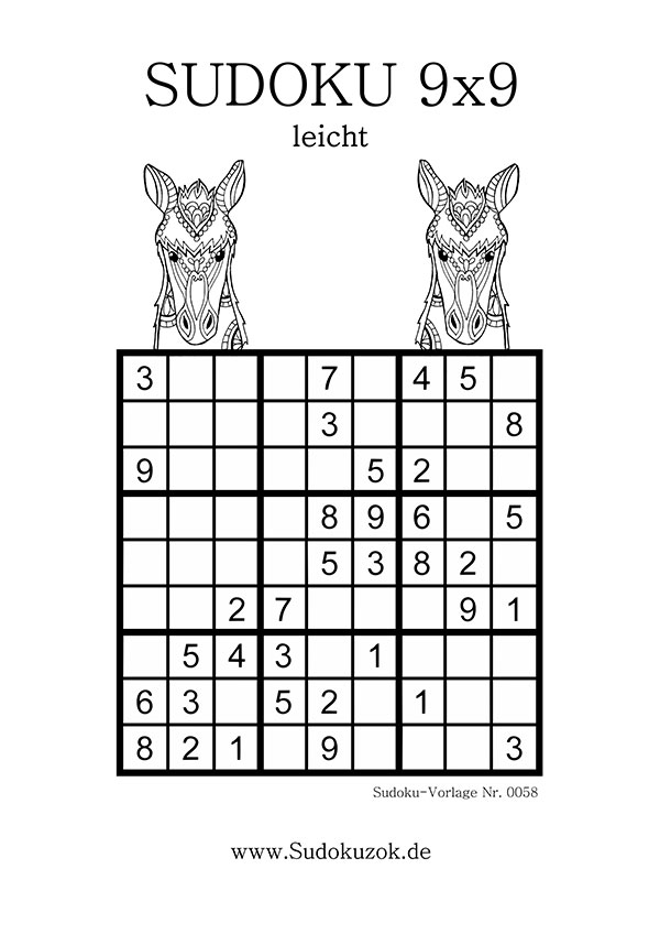 Sudoku leicht bis mittel