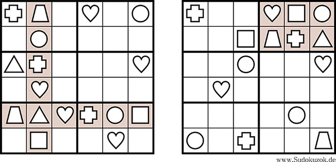 Sudoku mit symbolen - Regeln und Anleitung