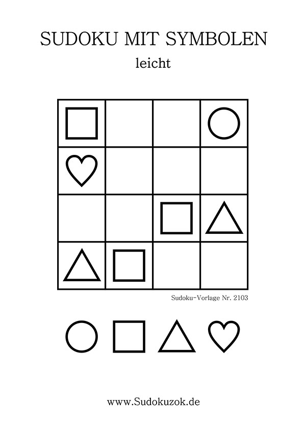 Sudoku mit Formen