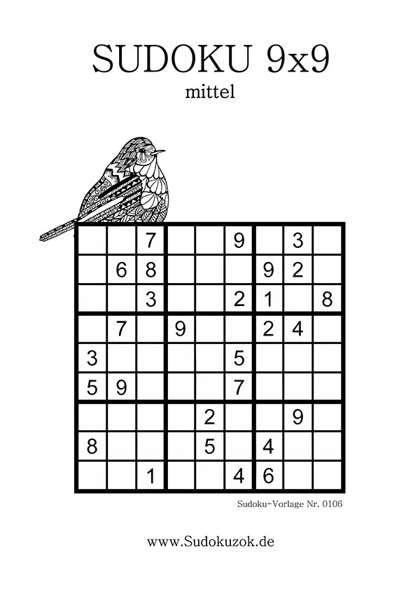 Sudoku mittel drucken