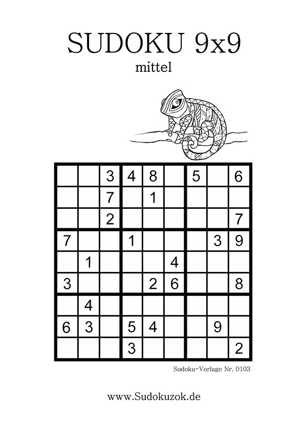 Sudoku mit Lösung