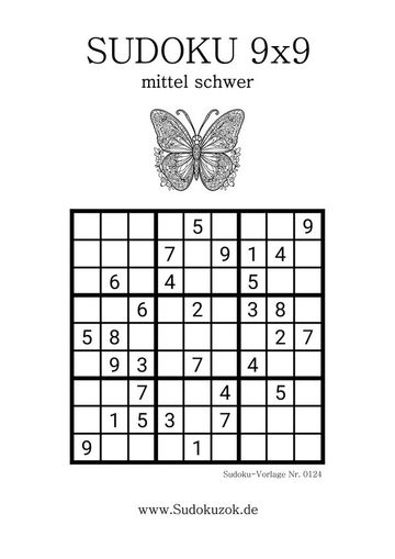 Sudoku mittel PDF gratis