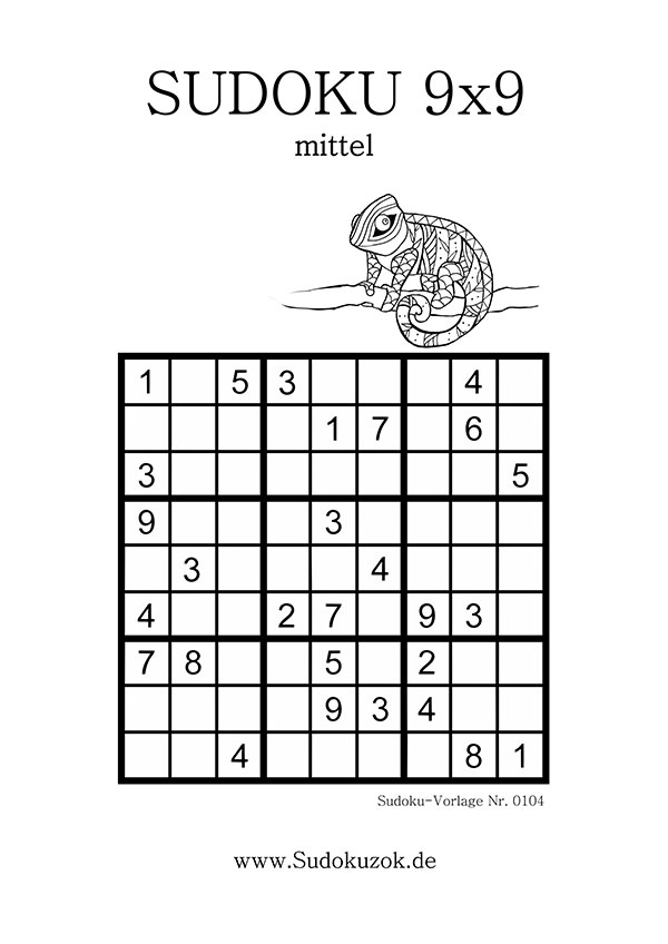 Sudoku 9x9 mittel