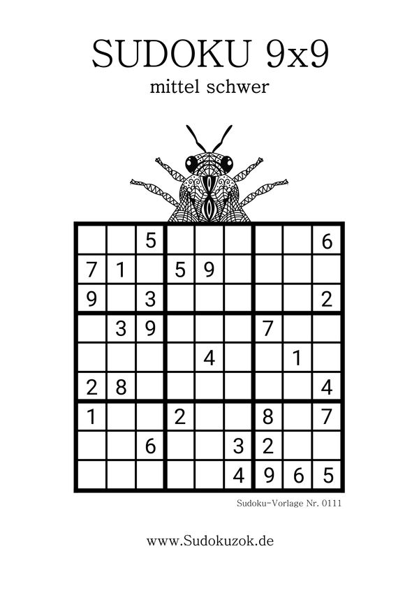 Sudoku Zahlenrätsel