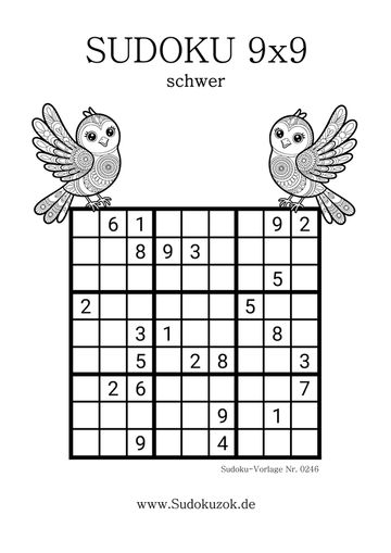 free sudoku schwer zum Downloaden