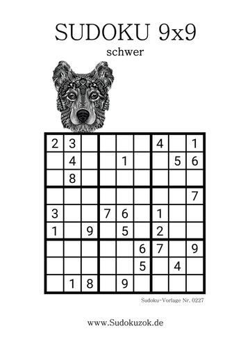 Sudoku für Erwachsene zum Ausdrucken