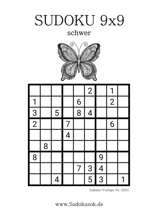 Sudoku Schwierigkeitsgrad 8