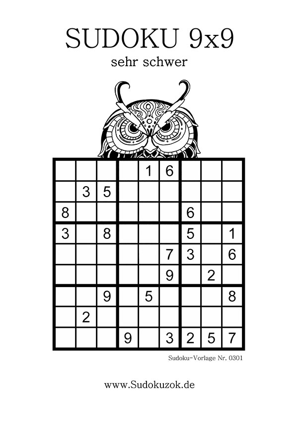 Sudoku sehr schwer