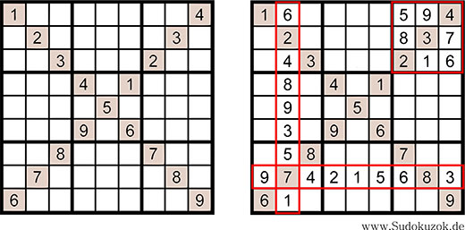 X Sudoku Regeln